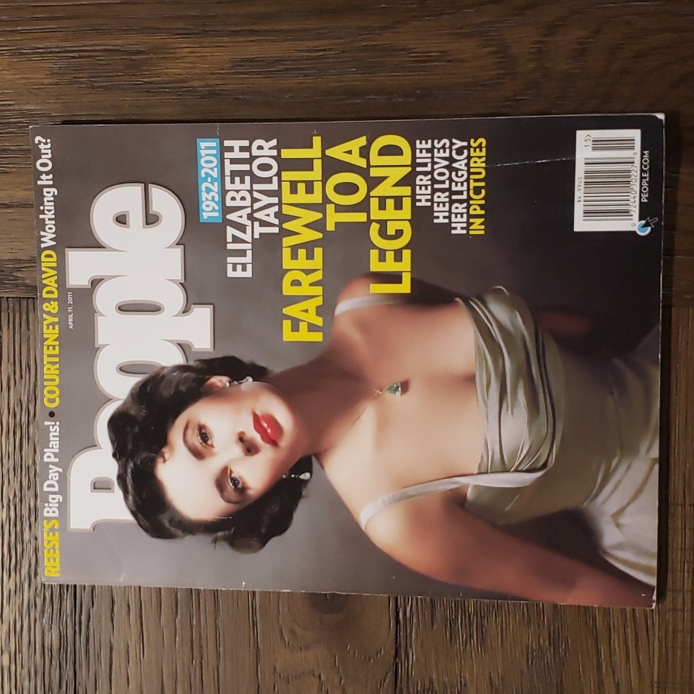 People Magazine Elizabeth TayloFarewell To A Legend Issued 2011